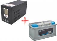 Комплект PSW ибп Bautech-650VA и аккумул. Ective AGM 100Ah DC