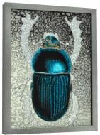 Картина с глиттером Скарабей №3330 33x43 см SEAPS