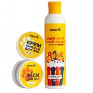 Набір для лап Smartis віск, крем-бальзам, рідке мило для всіх