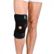 Бандаж на колінний суглоб зі спіральними ребрами жорсткості Алком 4054 р. 1 чорний
