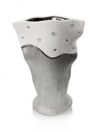 Ваза керамічна Eterna SZ454-S 19 см срібна SZ454-S срібна