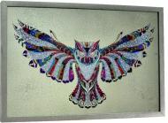 Картина з глітером Crystal Owl №3331 43x63 см SEAPS