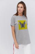 Футболка YAPPI Oversize WG3093 р.M серый