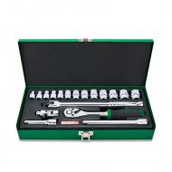 3/8" 18ед. дюймового 1/4"-7/8" GCAD1823 Toptul 18 шт. GCAD1823