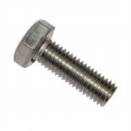 Болт метрический шестигранная головка, нерж. сталь А2 DIN 933 10x30 мм