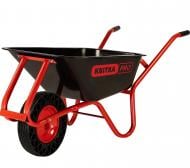 Тачка садово-строительная КВІТКА PRO 100 л до 180 кг Industrial (110-4098)