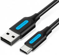 Кабель Vention USB Type-C - USB 2 м черный (COKBH)