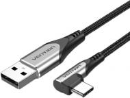 Кабель Vention USB Type-C - USB, прямой угол 1 м черный (COEHF)