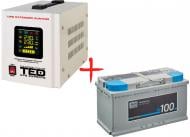 Комплект PSW дбж Ted-1100VA та акумул. Ective AGM 12V 100Ah DC 100A