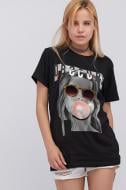 Футболка YAPPI Oversize WB3036 р.S черный