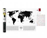 Скретч-карта 1DEA.me Travel Map Glow World 1DEA.me