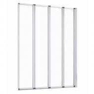 Шторка для ванны Doosh DO-SC-01 100x140 см T/CHROME стекло 4 мм
