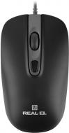 Миша Real-el RM-222 black (EL123200040)