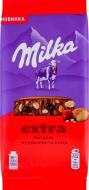 Молочный шоколад Milka Экстра с миндалем, клюквой и киноа 130г