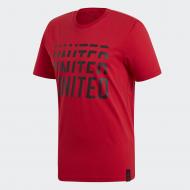 Футболка Adidas MUFC DNA GR TEE DX9085 р.XL красный