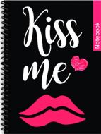 Блокнот ST.Valentine: Kiss Me А5 80 арк. клітинка E21951-02 Фабрика Папірус