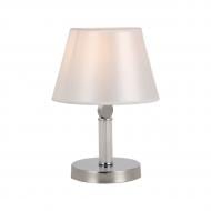 Настольная лампа WunderLicht Finca 1x40 Вт E14 белый/хром OM1822-51