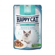 Корм влажный для котов HappyCat Beutel Care Magen-Darm, кусочки в соусе, пауч 85 г