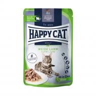 Корм влажный для котов HappyCat Beutel Culinary Weiden Lamm, кусочки в соусе с ягненком, пауч 85 г