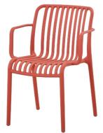 Стілець Prestol Чіл з підлокотниками червоний / червоний