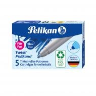 Набор картриджей для роллеров Twist 60 мм 0,3 мм королевский синий 824682 Pelikan 5 шт.