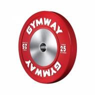 Диск GYMWAY бамперный соревновательный 25 кг WPR-25K