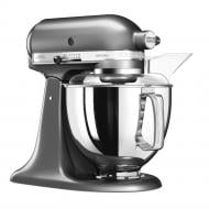 Кухонная машина KitchenAid Artisan 4,8 л 5KSM175PSEMS с откидным блоком серебряный медальон