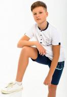 Футболка для мальчика Smil 110552-1 р.140 белый