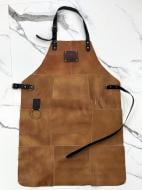 Фартук для барбекю Holla! из натуральной кожи рыжий Rust