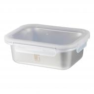Контейнер для зберігання Bergner Go Lovers, 1,25 л, прямокутний (BG-36311-GY)