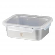 Контейнер для зберігання Bergner Go Lovers, 1,8 л, прямокутний (BG-36312-GY)