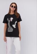 Футболка YAPPI Boyfriend WB2047 р.S черный