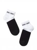 Носки детскиедля девочекдля мальчиков Conte-Kids Active (короткие) 13С-34СП 510 р.20 черный с белым