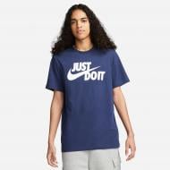 Футболка Nike M NSW TEE JUST DO IT SWOOSH AR5006-410 р.M синий