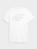 Футболка 4F TSHIRT M679 4FAW22TTSHM679-10S р.S белый