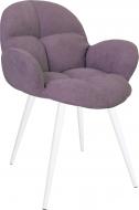 Стул обеденный Nowy Styl MICHEL HN WHITE (BOX-1) SORO-65 фиолетовый/белый Стул обеденный Nowy Styl MICHEL HN WHITE (BOX-1) SORO-65 фиолетовый/белый