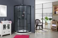 Душове огородження ScandiSPA NARVIK BLACK 90х90х190 см