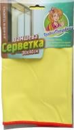 Салфетка универсальная Гривня Петрівна для мебели и зеркал 30х40 см 1 шт./уп. желтые