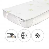 Наматрасник MirSon №1011 Alberto Wool Seasons Aloe Vera обычный с резинкой по углам 26х100x200 см 2200001495944