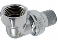 Сгон с накидной гайкой ВН V&G VALOGIN 1/2" угловой хромированный VG-205501