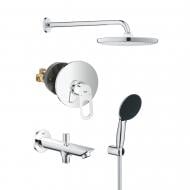 Душевая система скрытого монтажа Grohe Vitalio Start 250 с изливом для ванны и смесителем Bauloop