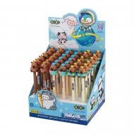 Ручка гелева ZiBi Пиши-стирай Capybara 0,5 мм синя