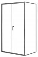 Душевое ограждение EGO EGOIST 120х90х200 см L/R, прямоугольное раздвижное стекло проз. 6мм, проф серый алюм