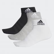 Шкарпетки Adidas DZ9434 р.S білий/сірий/чорний 3 шт.