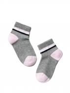 Шкарпетки дитячідля дівчатокдля хлопчиків Conte-Kids Active (короткі) 7С-97СП 503 р.14 сірий