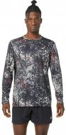 Футболка Asics ALL OVER PRINT LS TOP 2011C880-001 р.L черный