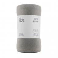 Плед Fleece (ART0728PB) 130x160 см світло-сірий Ardesto