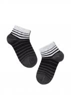 Носки детскиедля девочекдля мальчиков Conte-Kids Active (короткие) 7С-97СП 505 р.14 темно-серый
