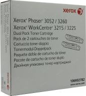 Тонер-картридж Xerox Phaser 3052/3260, WorkCentre 3215/3225 Dual Pack (106R02782) black