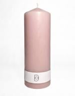 Свеча цилиндрическая Tubo 20 см cream pink